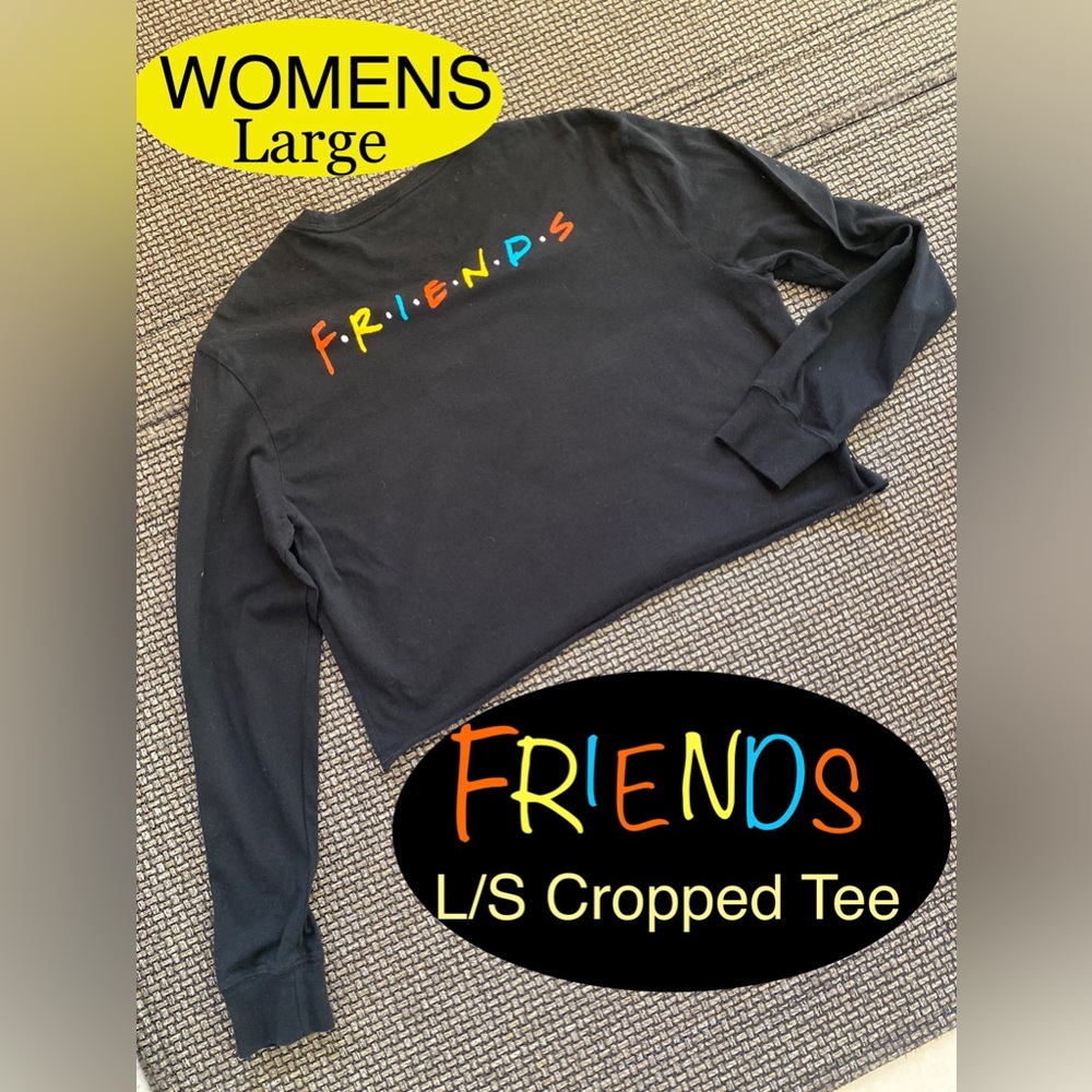 FRIENDS The TV Show official Warner Bros. L/S Tee! EUC!🔥🎁